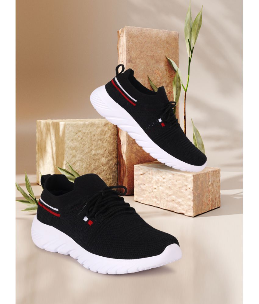     			Clymb Khalifa/Sports Black Running Shoes