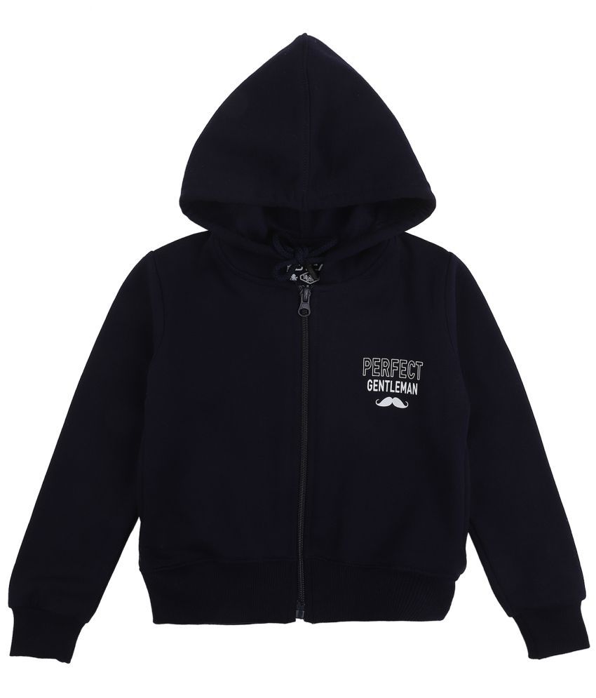     			BOYS JACKETS FRONT OPEN FULL SLEEVES SOLID NAVY