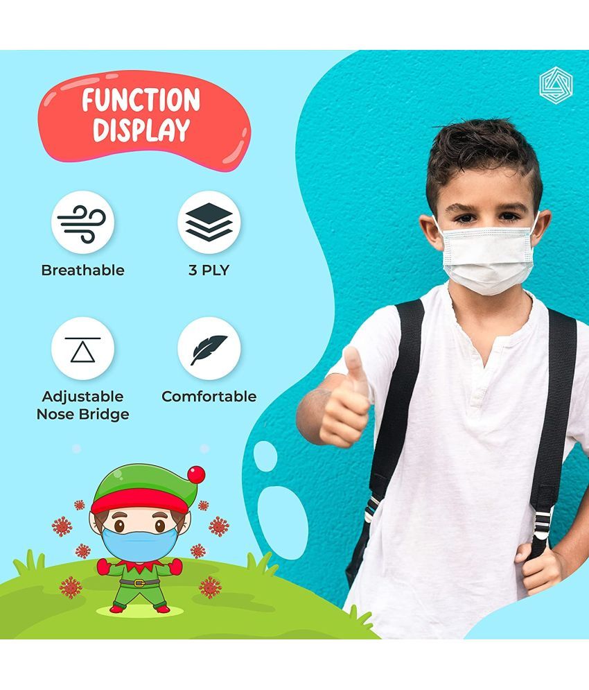 BoldFit Surgical Masks For Kids (Pack of 100) Buy BoldFit Surgical
