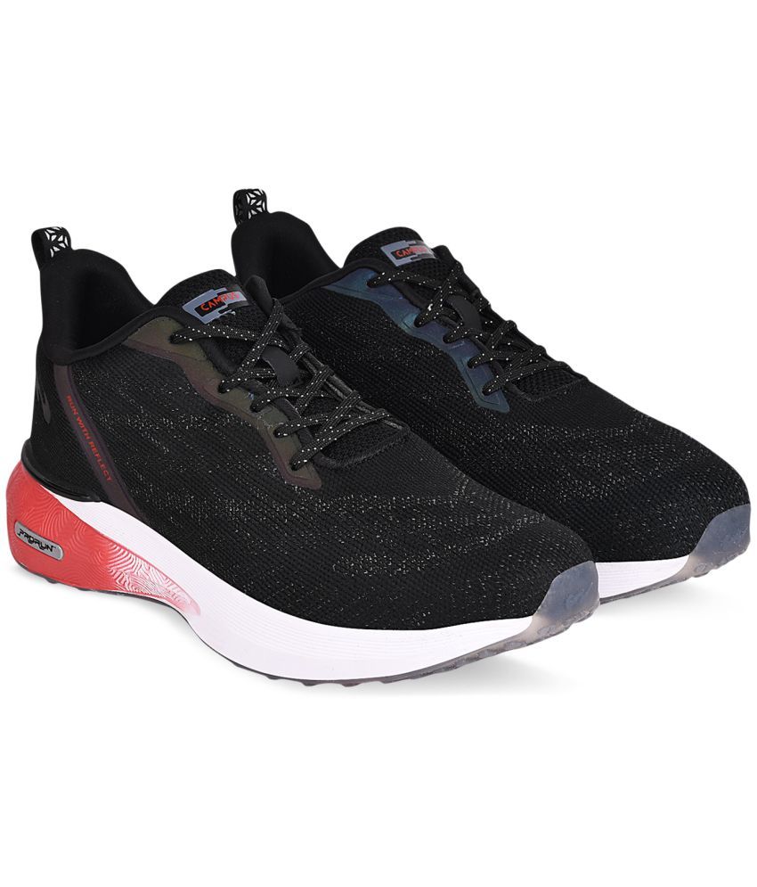     			Campus RADIUM Black Running Shoes