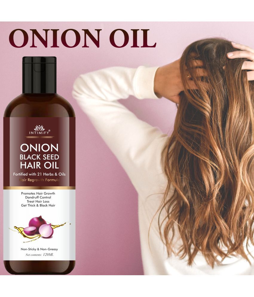 Intimify Onion Hair Oil to Reduce Hair Loss 120 mL: Buy Intimify Onion Hair  Oil to Reduce Hair Loss 120 mL at Best Prices in India - Snapdeal