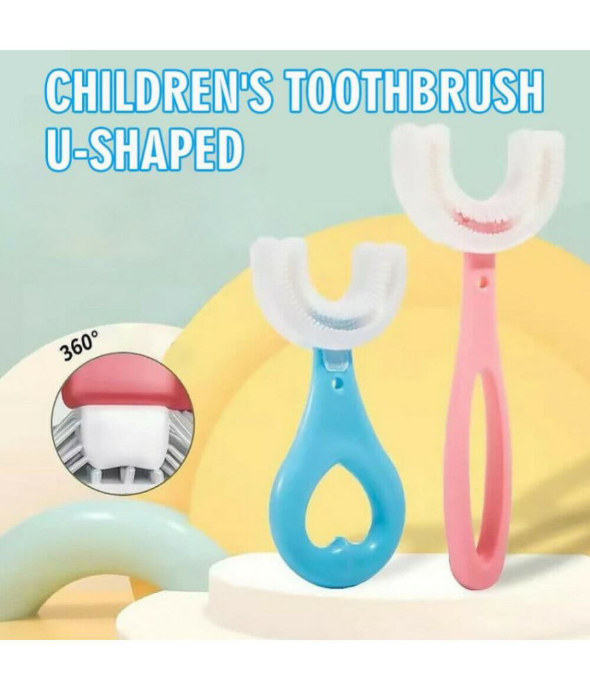 Duminas Multi-Colour Silicone Baby Toothbrush ( 1 pcs )