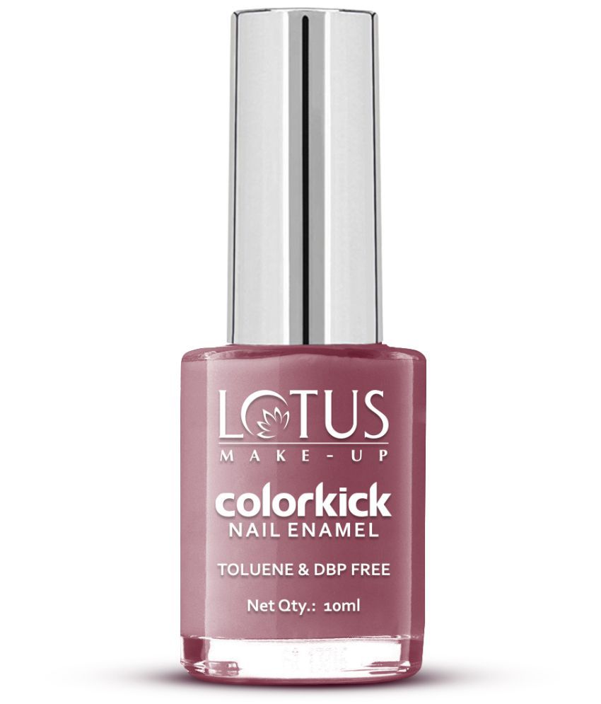     			Lotus Make, Up Colorkick Nail Enamel, Wine Lust 970, Chip Resistant, Glossy Finish, 10ml