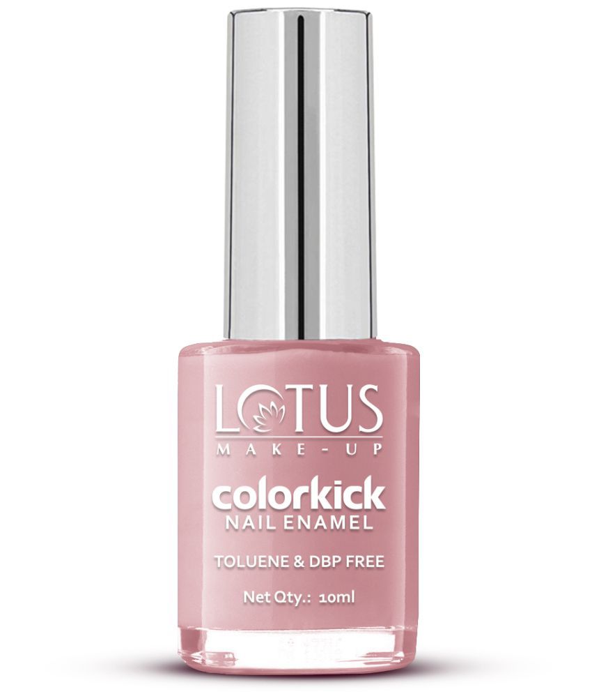     			Lotus Make, Up Colorkick Nail Enamel, Toffee 910, Chip Resistant, Glossy Finish, 10ml