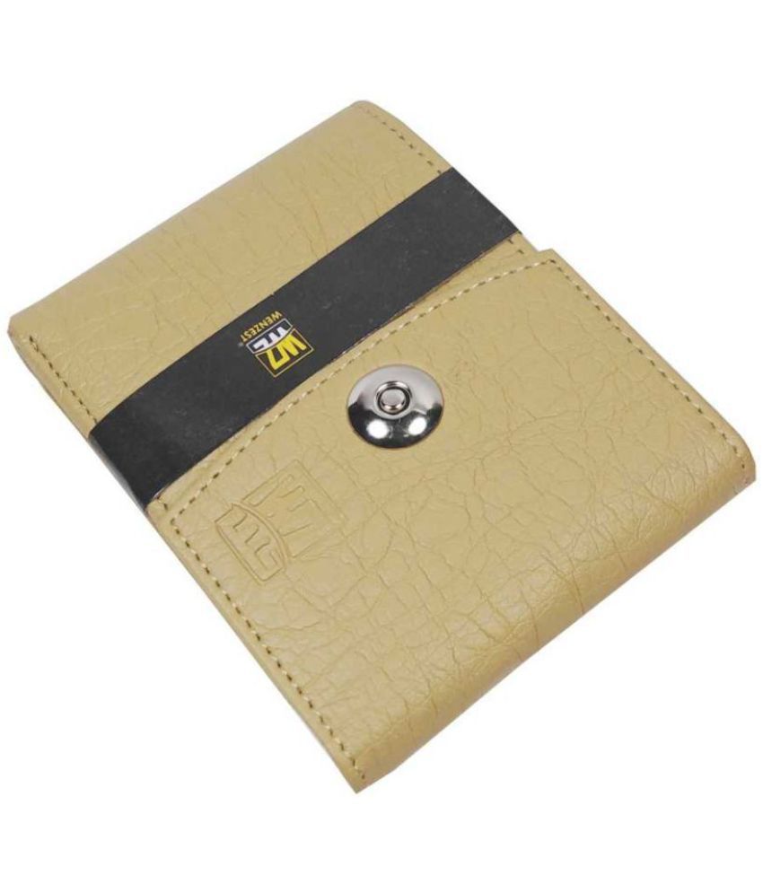     			WENZEST Leather Beige Formal Regular Wallet