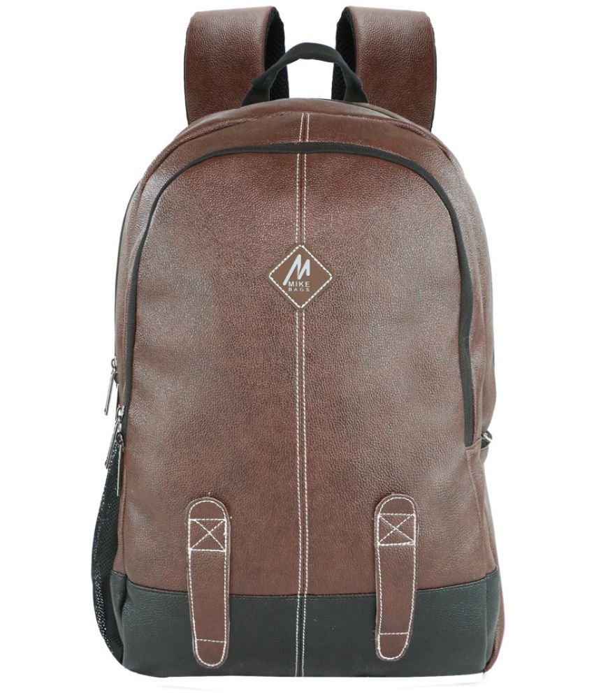     			MIKE 21 Ltrs Dirty Brown Laptop Bags