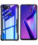 KOVADO Black Hybrid Covers For Oppo F9 Pro - Shockproof Pack of 1