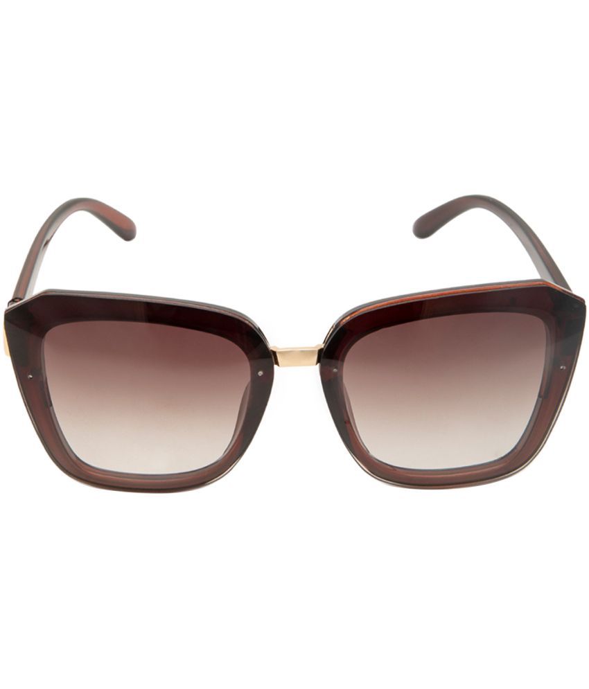     			YourSpex - Brown Square Sunglasses Pack of 1