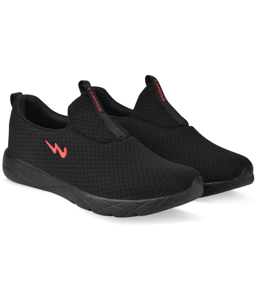 Campus CAMP CHARLS Black Running Shoes 
