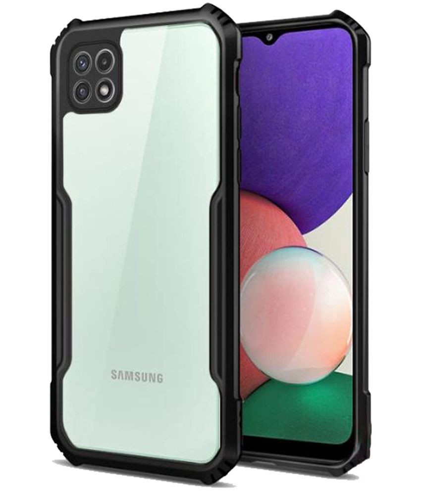     			KOVADO Black Hybrid Covers For Samsung Galaxy A22 5G - Shockproof