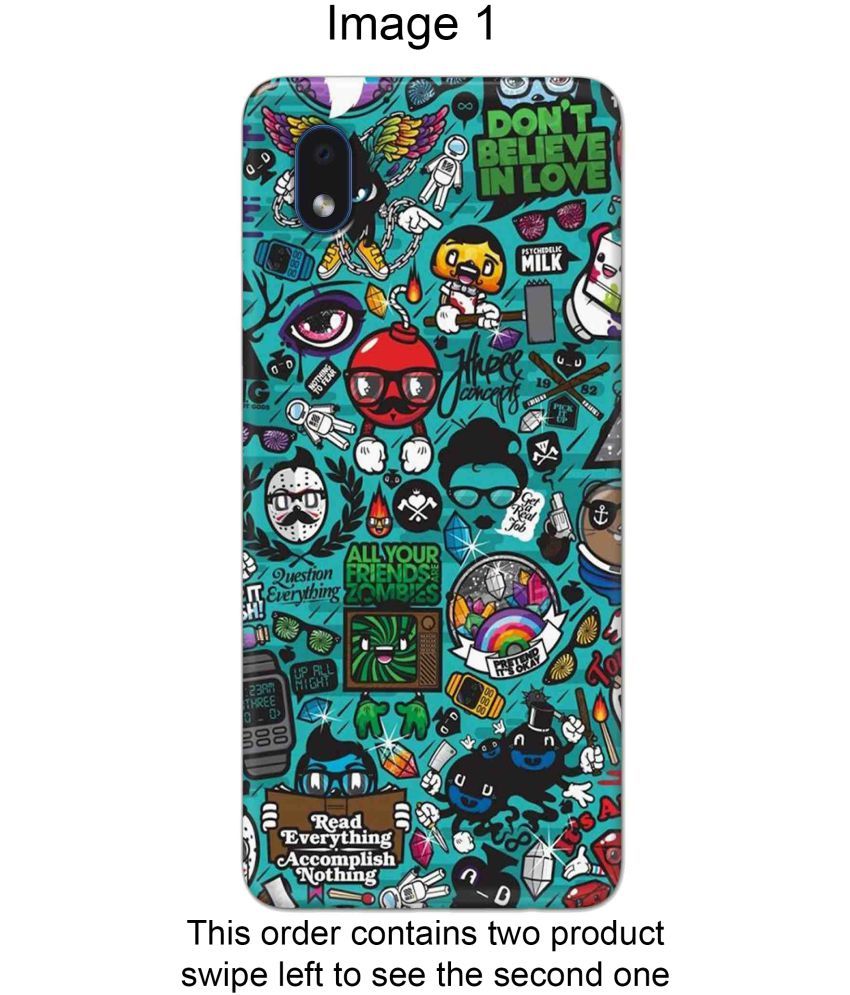     			Tweakymod 3D Back Covers For Samsung Galaxy M01 Core Pack of 2