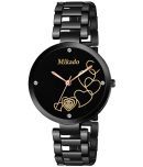 Mikado - Black Metal Analog Womens Watch