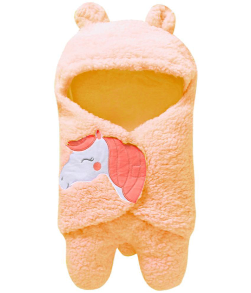 Brandonn Multi-Colour Flannel Baby Blanket ( 68 cm × 35 cm- 1 pcs)