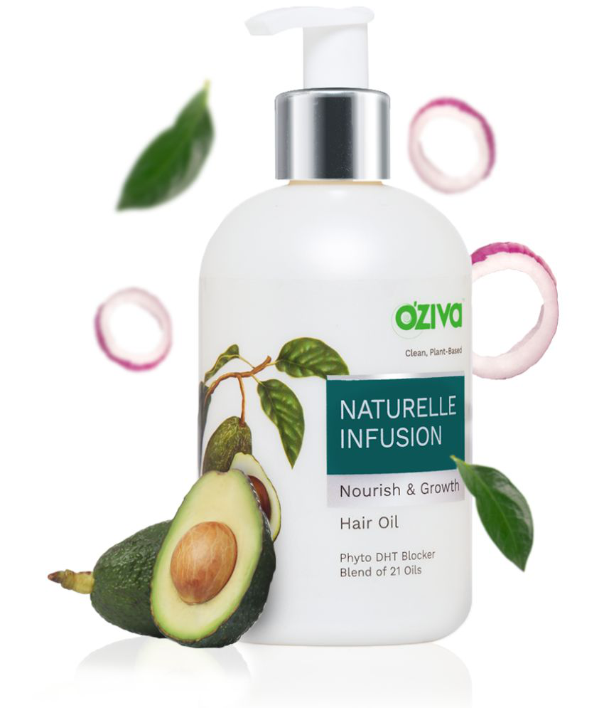 OZiva Naturelle Infusion Nourish & Growth Hair Oil (with Vitamin E, Olive  Oil, Coconut Oil & Onion Oil) for Better Hair Growth & Hairfall Control:  Buy OZiva Naturelle Infusion Nourish & Growth