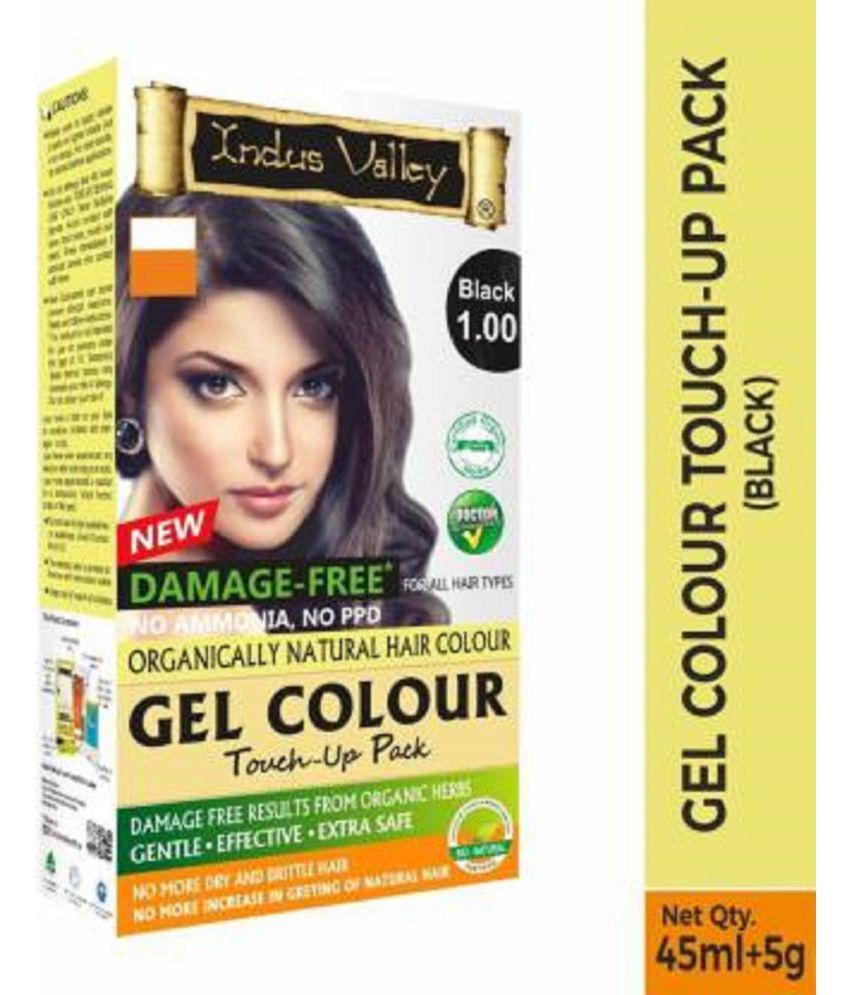Buy Indus Valley Damage Free Gel Hair Color Touchup Pack Mini Pack