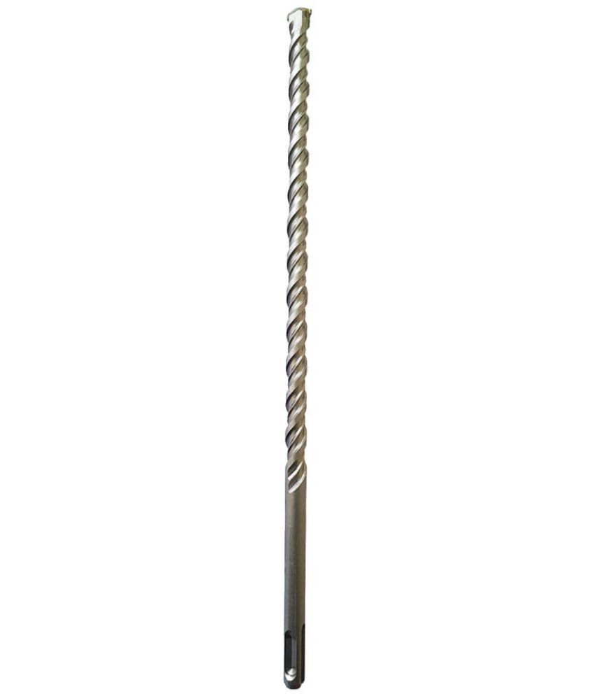     			S4 Steel (10 x 310mm) Cross Tip Plus Hammer Drill Bit (Silver)