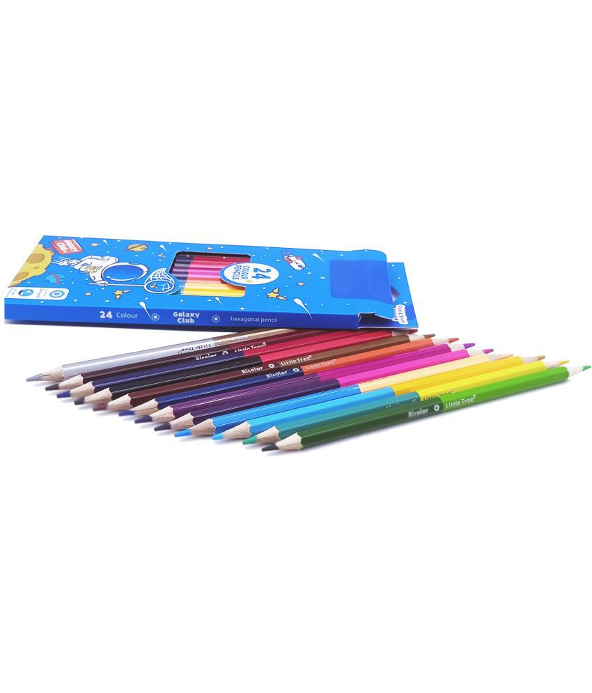 12 in 1 Double Ended 24 Colours Pencils for Kids Drawing Supplies & Art Supplies Pencil