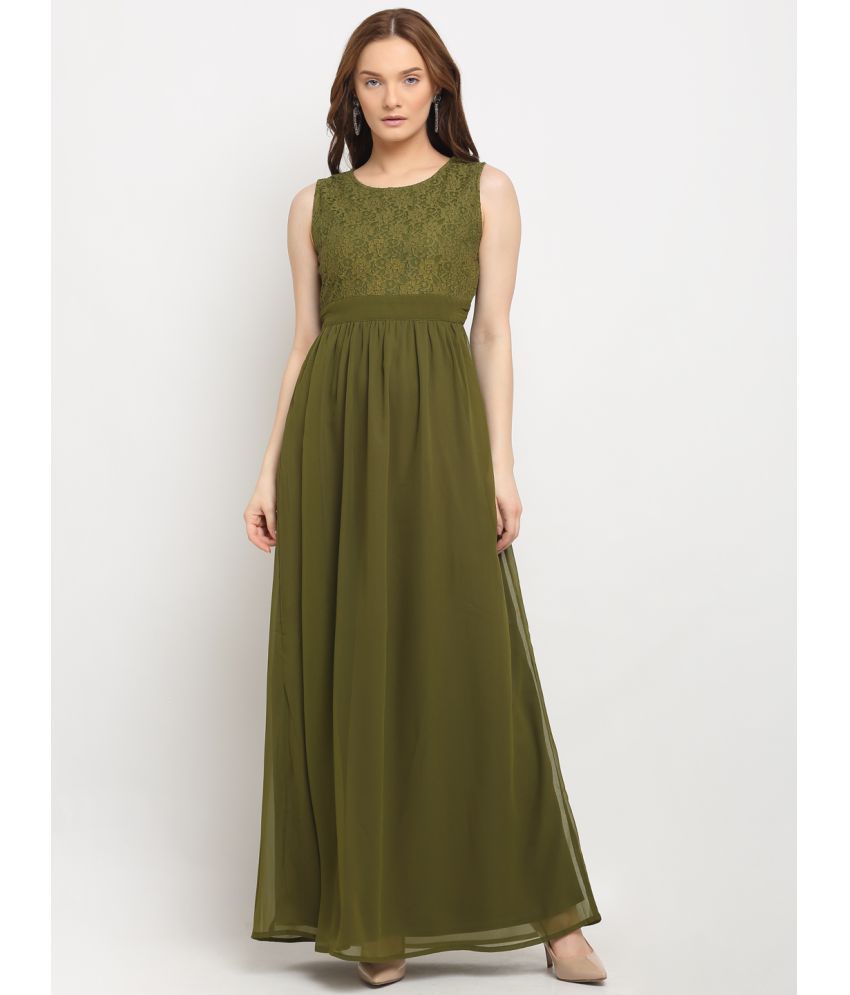La Zoire - Georgette Green Women's Gown ( )