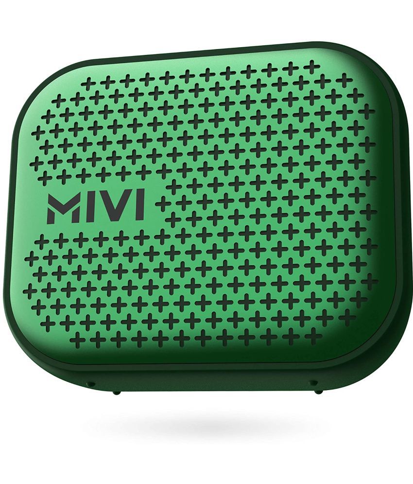     			Mivi Roam 2 Wireless Bluetooth Speaker 5W, Portable Speaker with Studio Quality Sound, Powerful Bass, 24 Hours Playtime, Waterproof, Dual Pairing, Bluetooth 5.0 and in-Built Mic with Voice Assance ( Green )