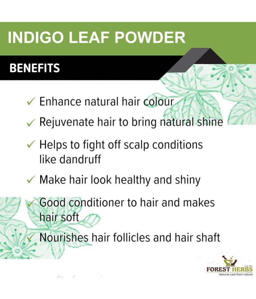 Oilanic 100 Pure Tulsi Powder & Indigo Leaf Powder For Skin Hair Mask