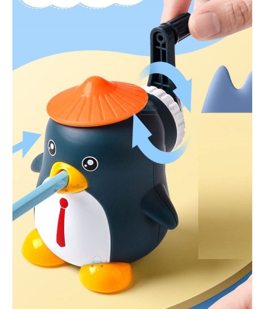     			FunBlast Sharpener for Kids – Penguin Shaped Pencil Sharpener, Table Sharpener Machine