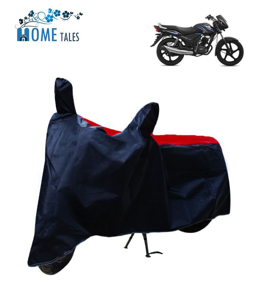     			HOMETALES - Red & Blue Bike Body Cover For TVS Star City (Pack Of 1)