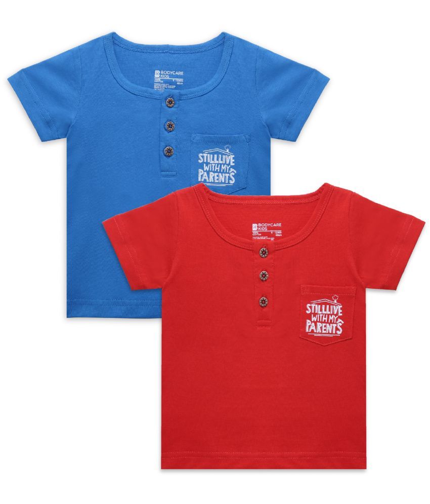     			Bodycare - Multi T-Shirt For Baby Boy ( Pack of 2 )