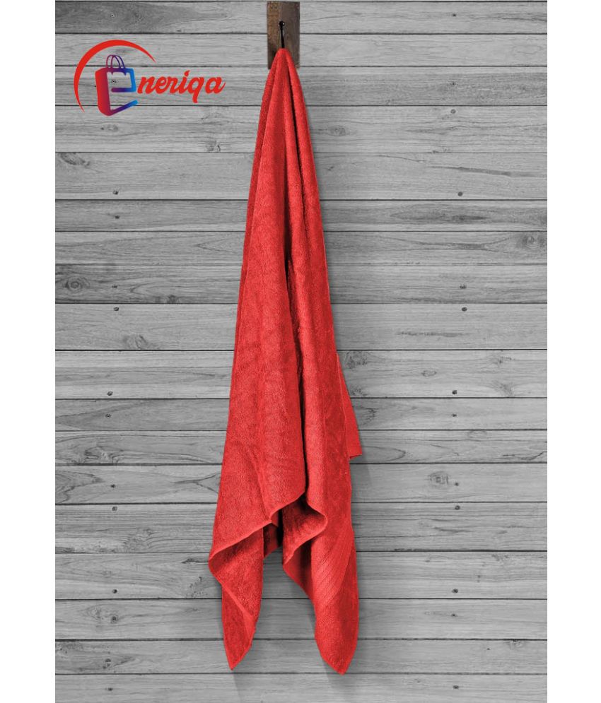     			Eneriqa Single Terry Bath Towel Red
