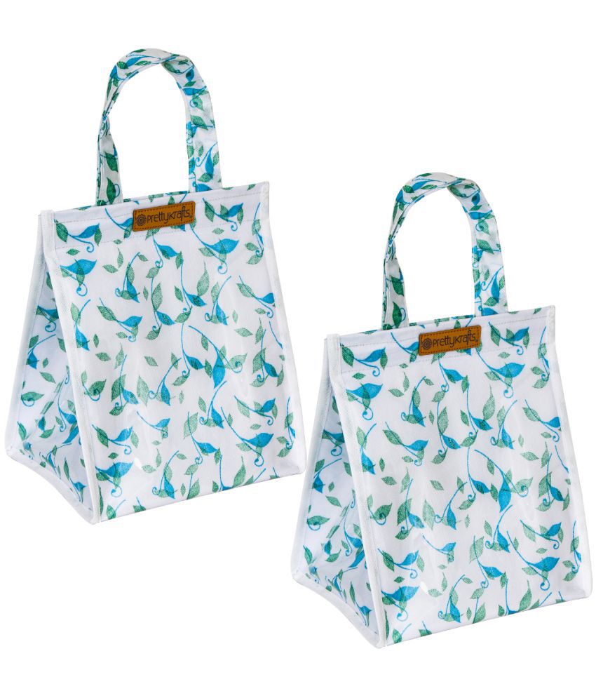     			PrettyKrafts Blue Lunch Bags - 2 Pcs