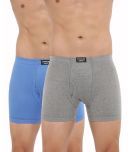 Pack of 2 Dollar Bigboss Assorted Solid Cotton Blend Men Trunk