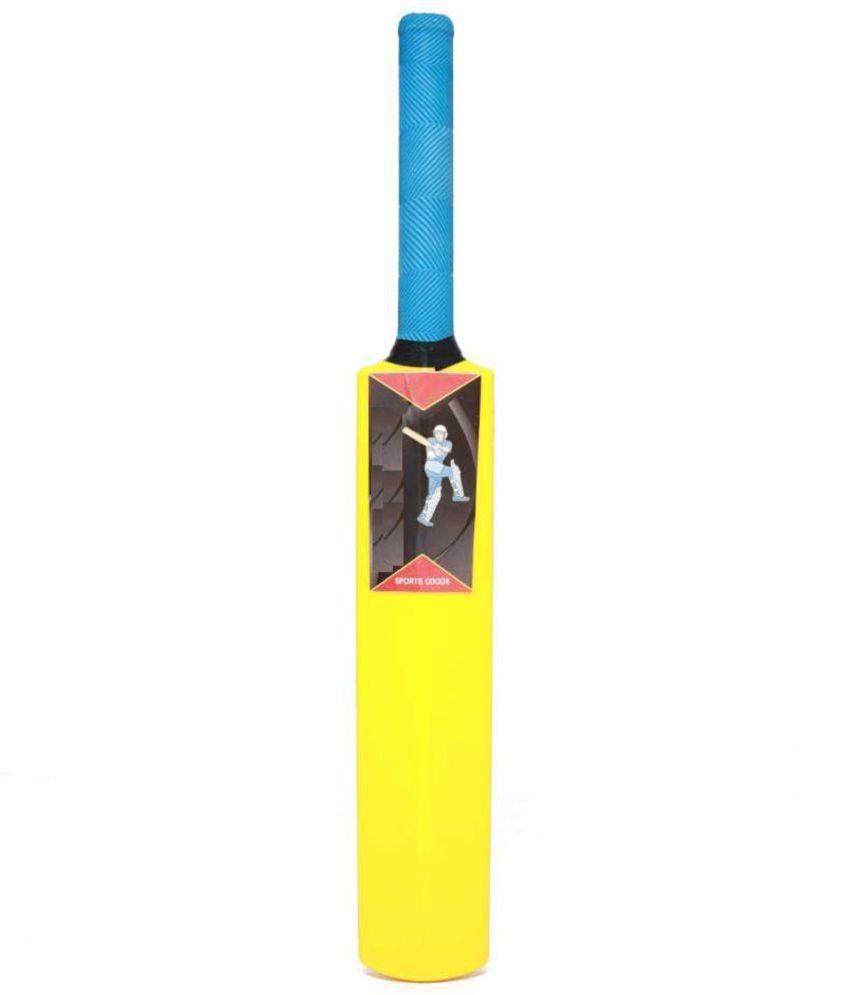 EmmEmm Size 3 Plastic Cricket Bat for Kids upto 4-8 Years Age (Tennis Ball Play)