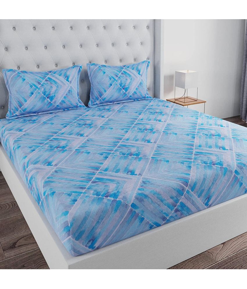     			Huesland Cotton Single Bedsheet with 1 Pillow Cover ( 223 cm x 140 cm )