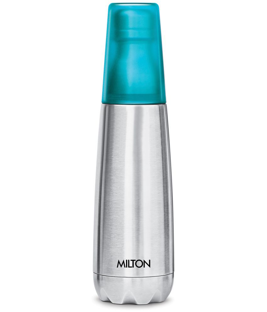     			Milton Vertex 1000 Thermosteel Hot or Cold Water Bottle with Unbreakable Tumbler, 1000 ml, Blue