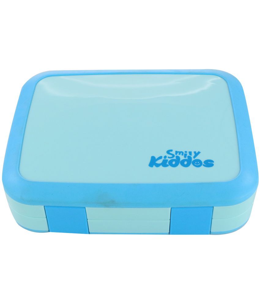     			Smily Kiddos Bento Lunch box - Blue