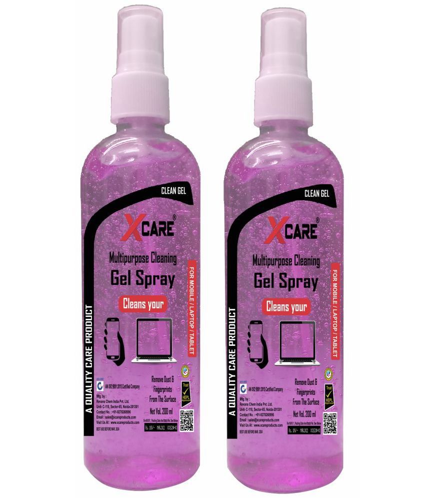 Xcare Multipurpose Cleaning Gel Spray 200 ml x 2   pcs