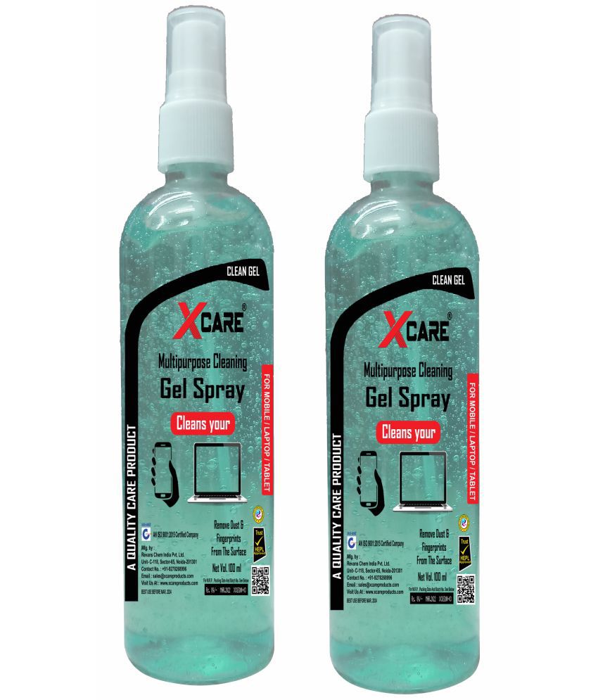 Xcare Multipurpose Cleaning Gel Spray 100 ml x 2   pcs