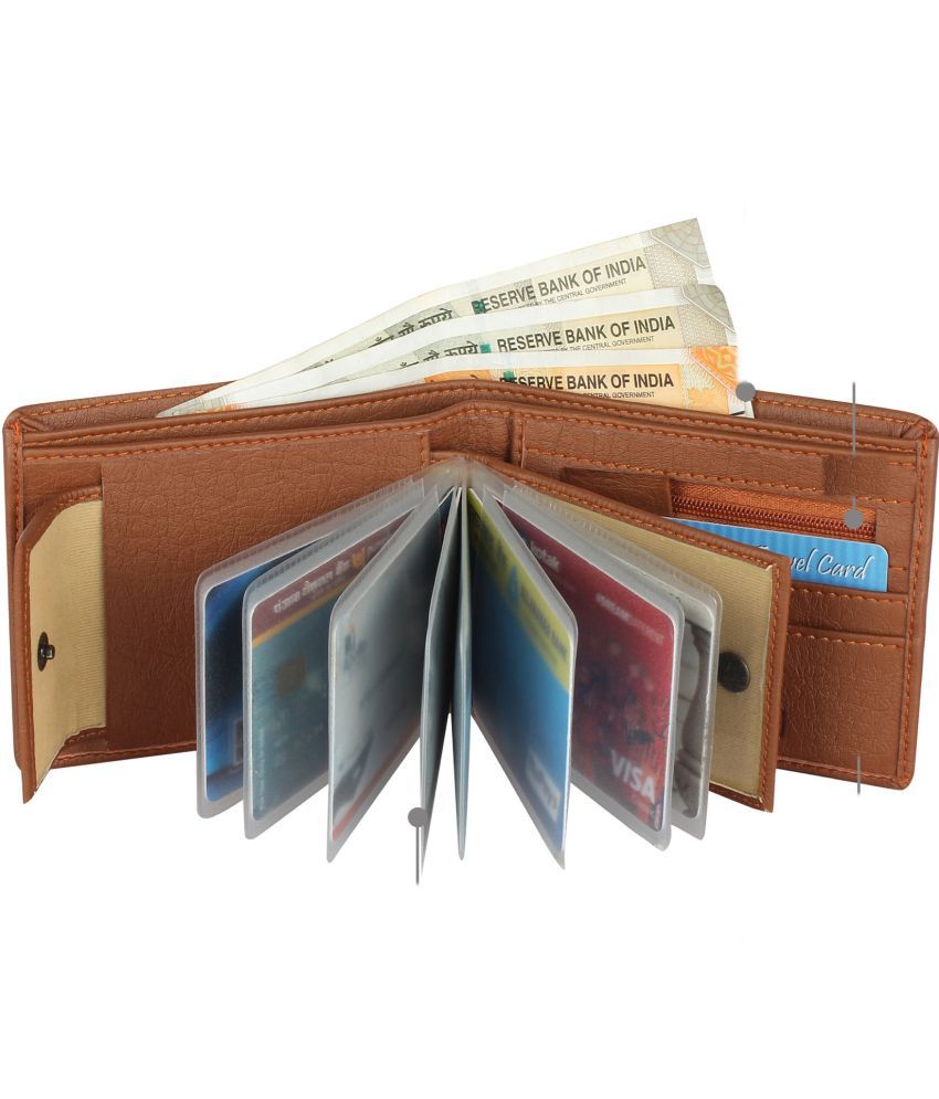     			samtroh - PU TAN Men's Regular Wallet ( Pack of 1 )