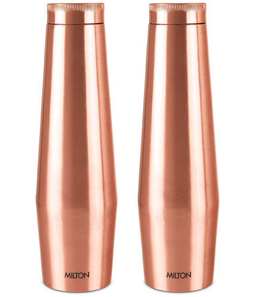     			Milton Copper Crown 1100 Water Bottle, Set of 2, 1.09 Litre Each, Copper