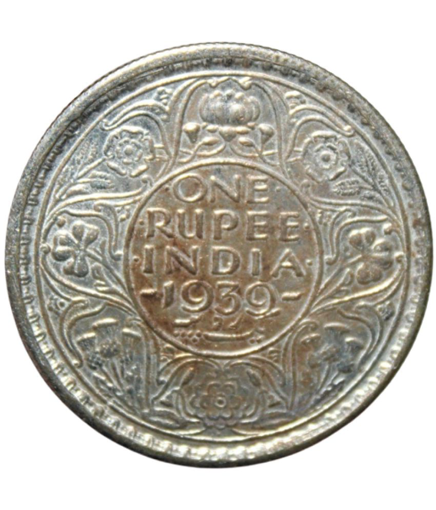     			1 Rupee (1939) "George VI King Emperor" British India Small, Old and Rare Coin (Only for Collection Purpose)