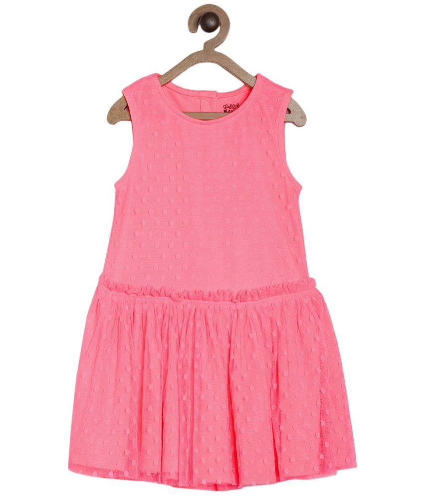     			MINI KLUB - Polyester Pink Baby Girl Dress ( Pack of 1 )