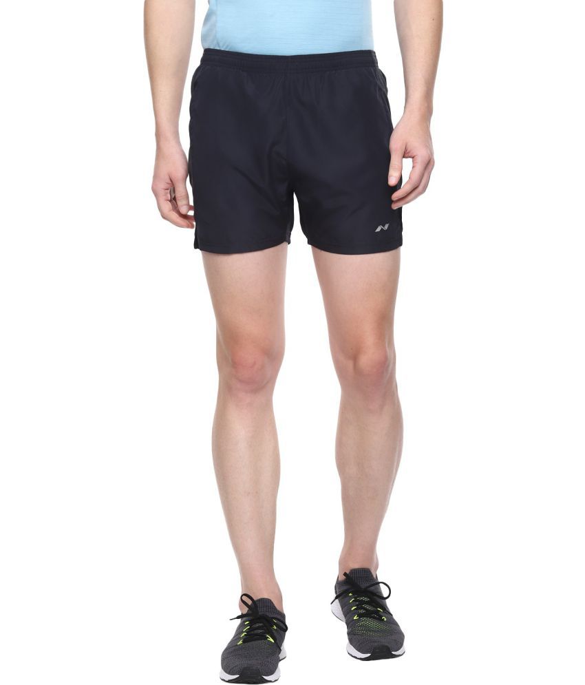     			Nivia - Polyester Navy Men's Running Shorts ( Pack of 1 )