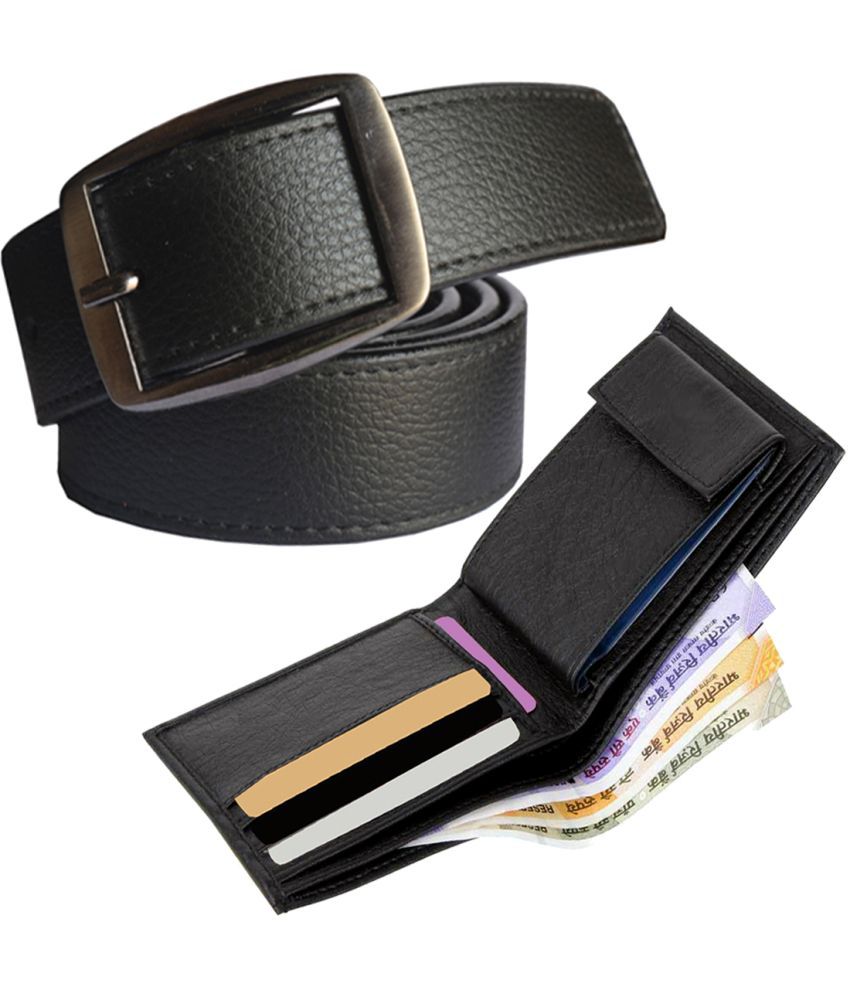     			Loopa - PU Men's Belts Wallets Set ( Pack of 1 )