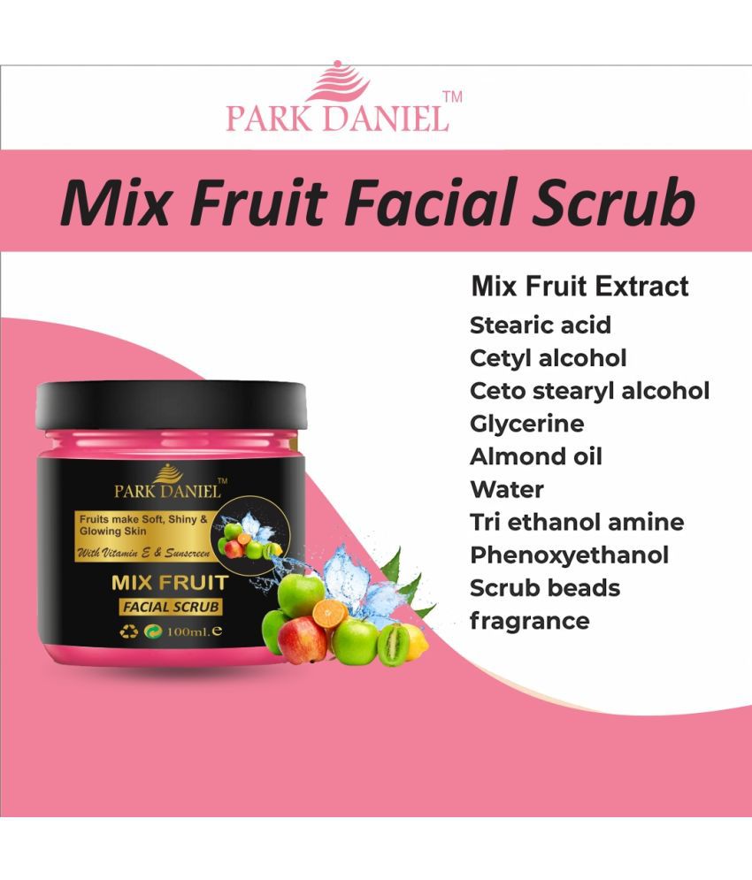     			Park Daniel  Mix Fruit Scrubber for Face & Body  for Nourishes Skin Day Cream 100 ml