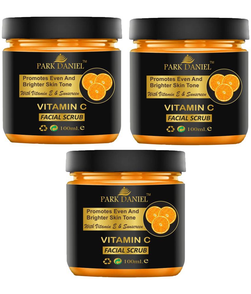     			Park Daniel  Vitamin-C Facial Scrub and  Glowing Skin Care  Day Cream 100 ml Pack of 3
