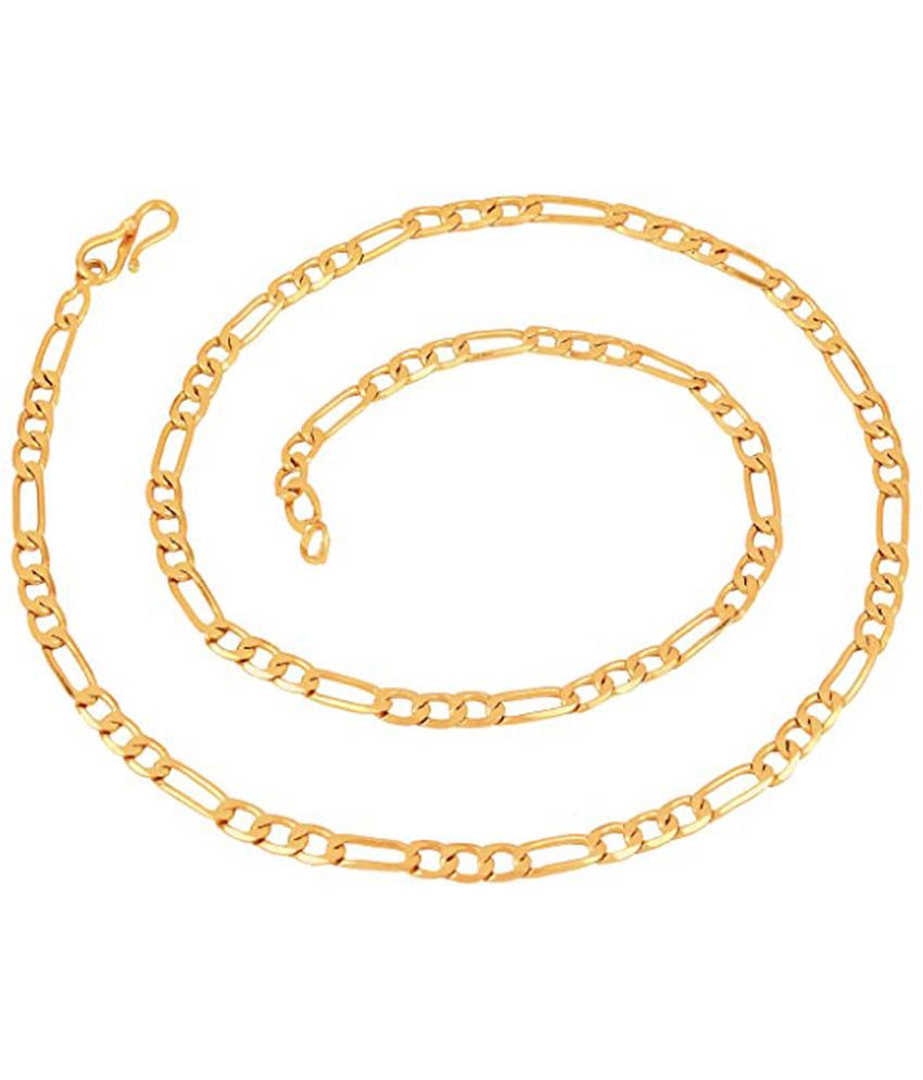     			Aadiyatri Designer Gold plated Sachin Style Chain (21 inch)