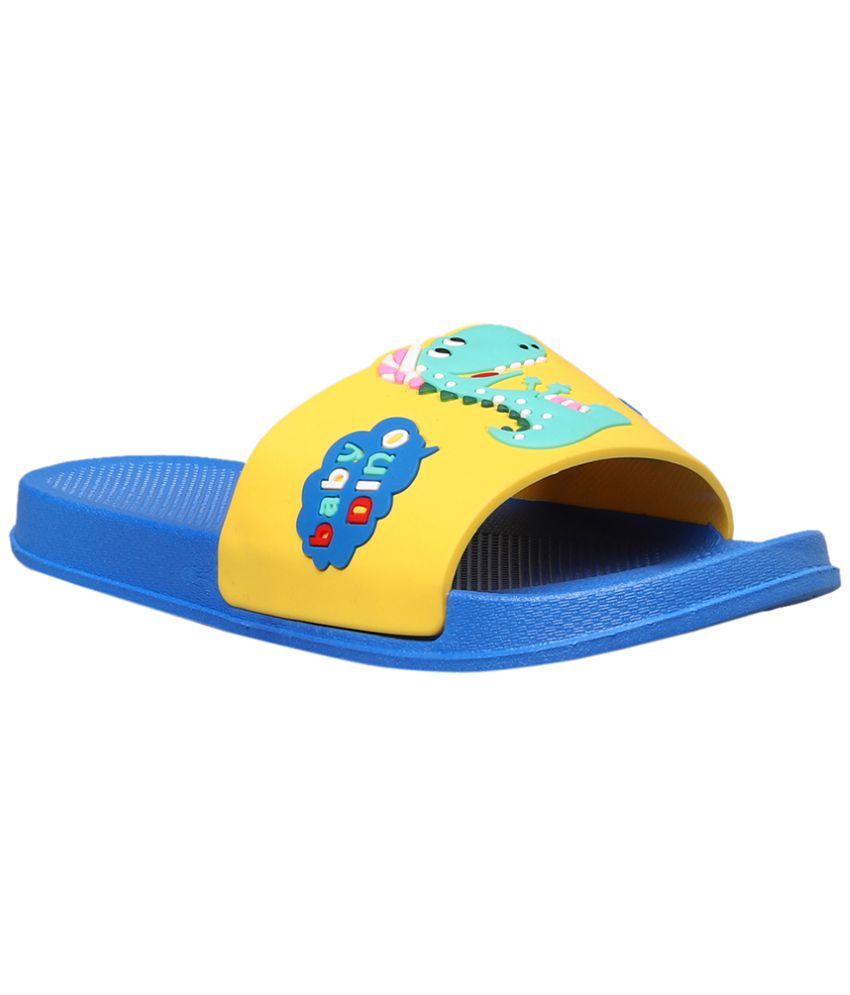     			Yellow Bee Dinosaur Fashion Slippers