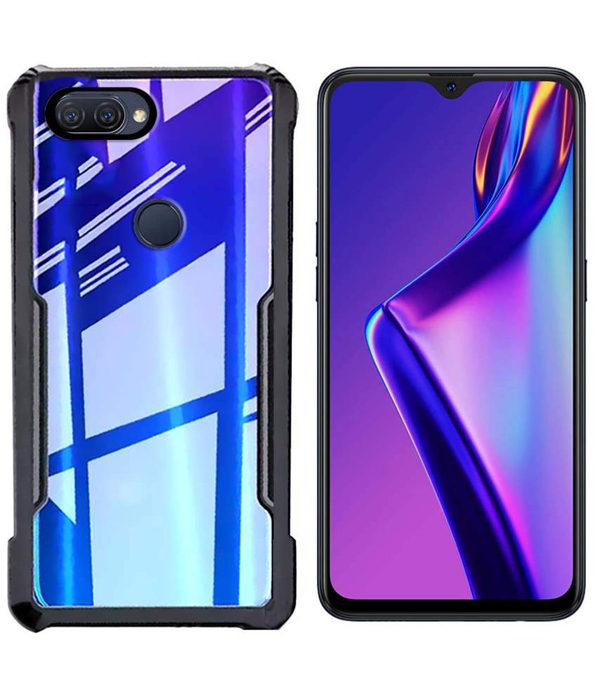     			Doyen Creations Black Hybrid Covers For Realme 2 Pro - Shockproof