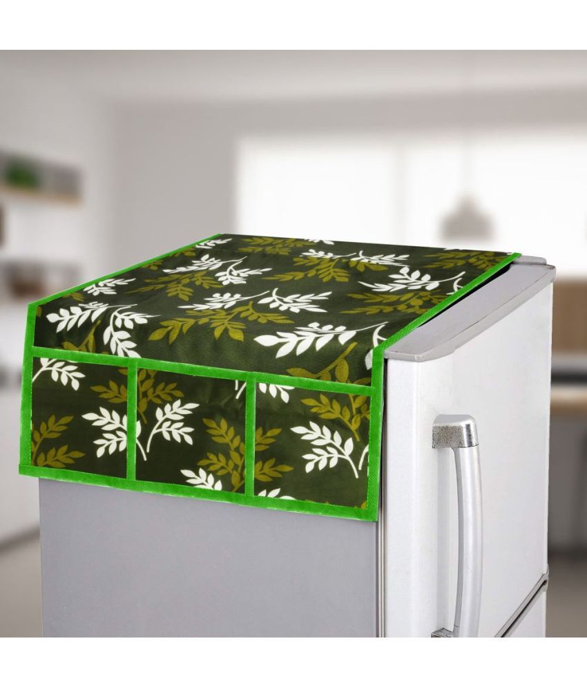     			E-Retailer Single Polyester Green Fridge Top Cover