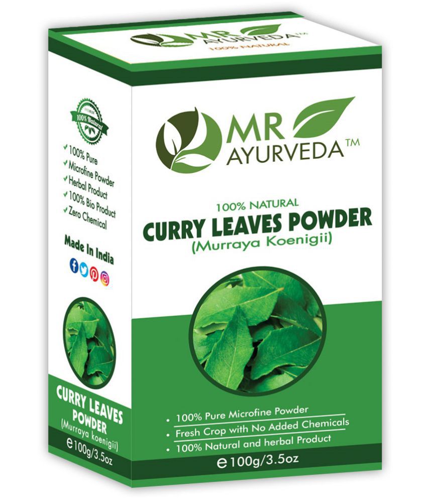     			MR Ayurveda 100% Organic Curry Leaves Powder Hair Scalp Treatment 100 g