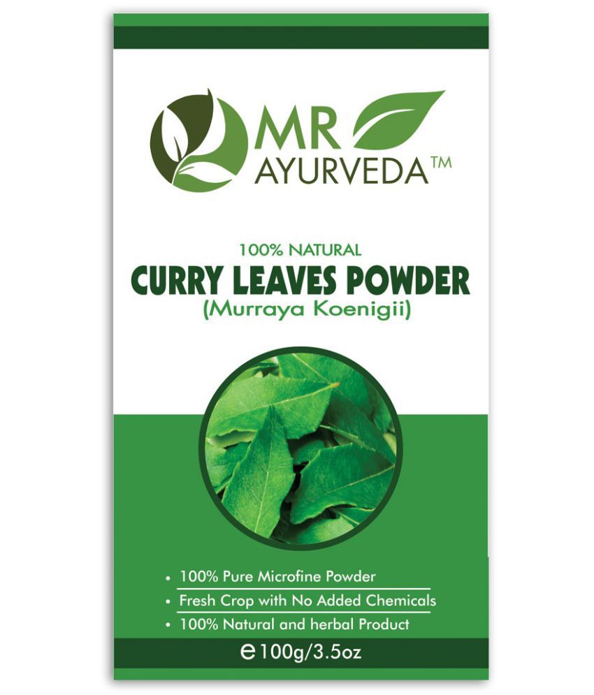     			MR Ayurveda 100% Pure Curry Leaves Powder Hair Scalp Treatment 100 g